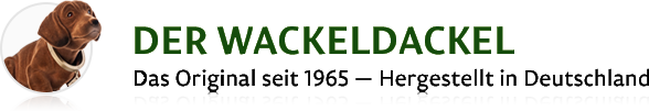 imtrend-onlineshop - Wackeldackel pink 29 cm - mit Deluxe-Metallanhänger  und Echtheitszertifikat