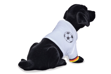 Wackeldackel im Fußball-Trikot, 29cm, schwarz